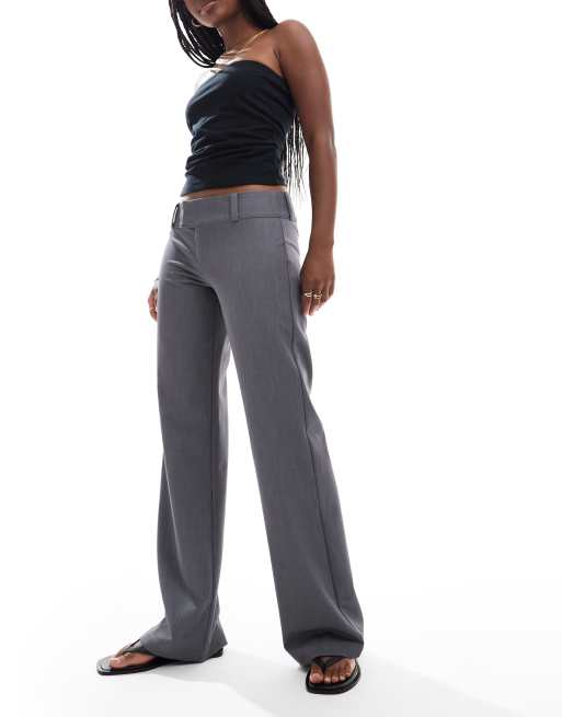 Cotton On luis suiting pant in grey marle