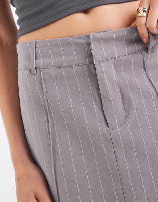 Cotton On Luis Suiting Mini Skirt In Gray