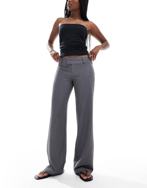 Cotton On luis suiting pant in grey marle