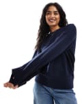 [Cotton:On] Cotton On lux crew pullover jumper in total eclipse-Brown L Total eclipse