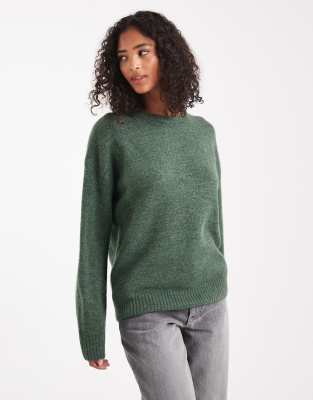 Cotton On Luxe Crew Neck Sweater In Blue