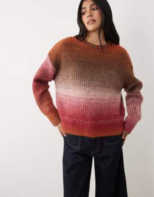 Cotton On Luxe Crew Neck Sweater In Multi