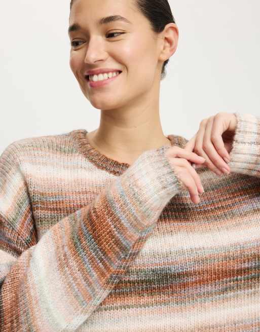 Cotton On Luxe crew sweater in multi, 3 of 4