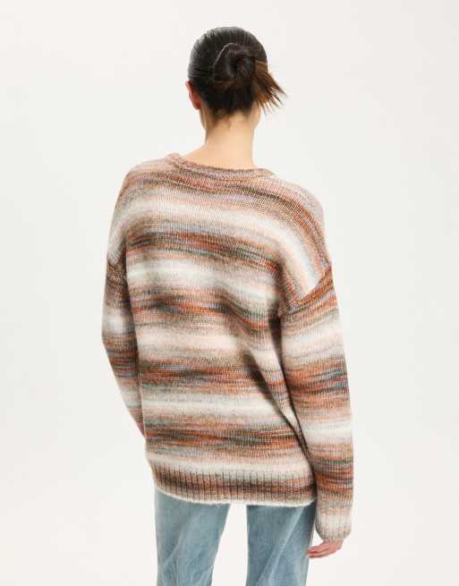Cotton On Luxe crew sweater in multi, 4 of 4