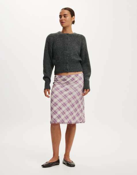 Cotton On Luxe dreamy crew cardi in charcoal marle - view 1