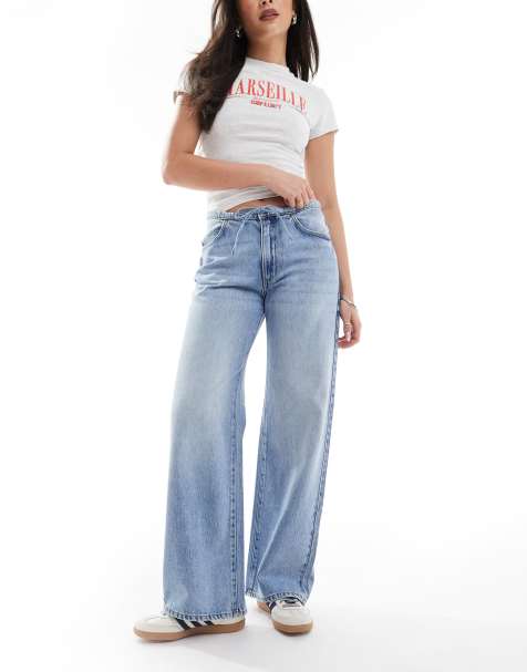 Cotton On Lyocell wide pant in light/pastel blue - view 1