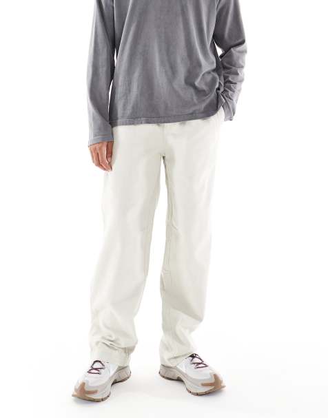 Cotton On - Lyse beige bukser i afslappet baggy pasform - view 1