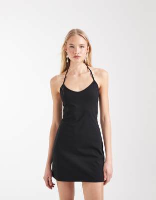 Cotton On Marlo Halter Mini Dress In Black