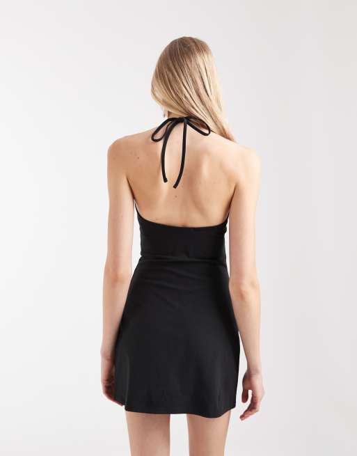 Cotton On - Marlo - Sort minikjole med halterneck, 4 af 8