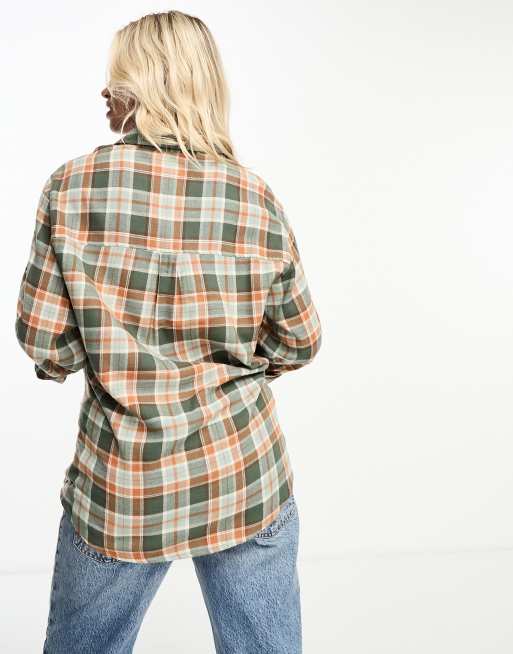 Cotton On Maternity – Blårutig flanellskjorta i boyfriend-modell , 3 av 4