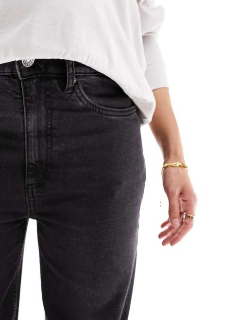 Cotton On Maternity – Czarne jeansy z szerokimi nogawkami i stretchem , 5 z 5