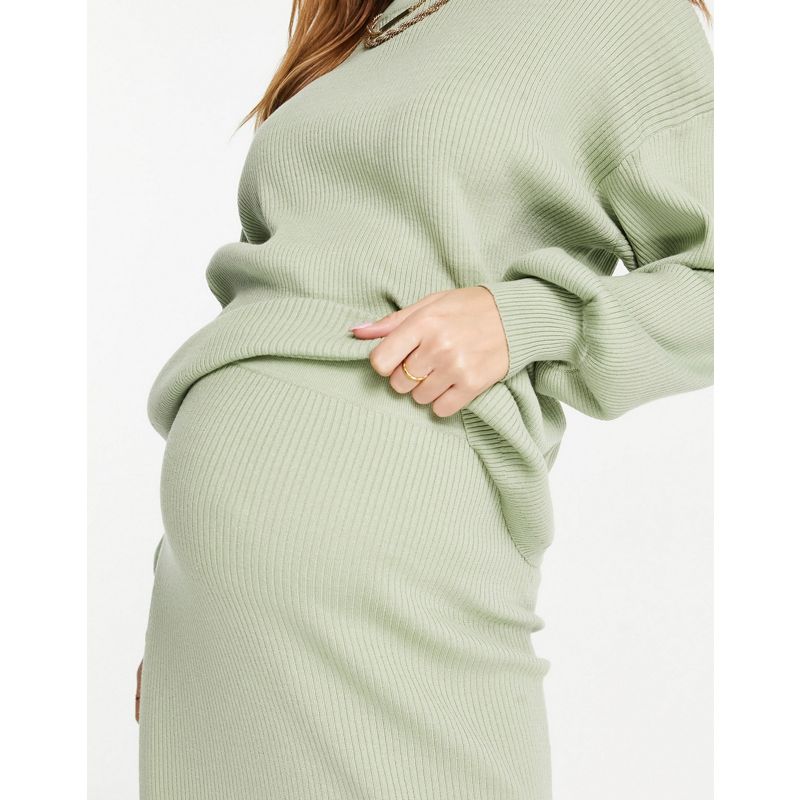 Donna Gonne midi Cotton On Maternity - Gonna midi verde salvia