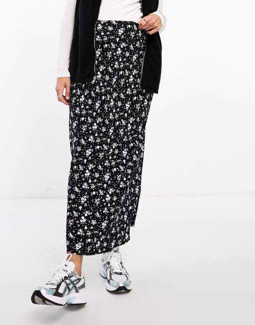 Cotton On Maternity - Sort slip-maxikjole med blomsterprint , 4 af 4