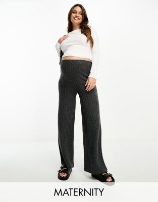 Cotton:On Maternity wide leg trousers in g...