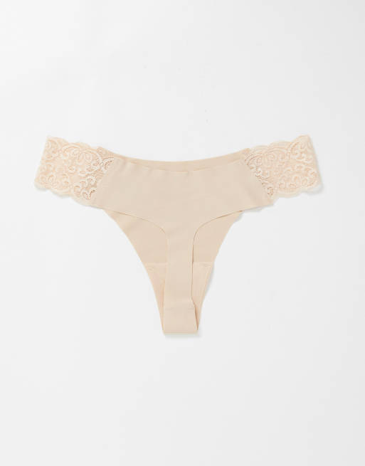 Cotton On – Mehrfarbige Tangas mit seitlichem Spitzendetail im 3er-Pack , 4 von 4