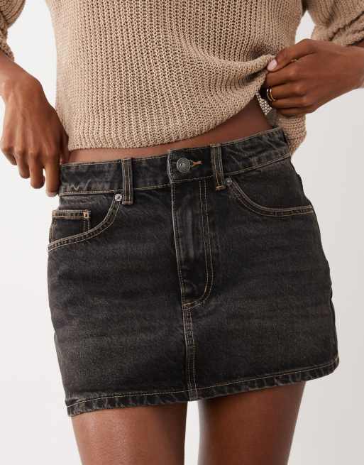 Cotton On micro denim mini skirt in black, 4 of 5