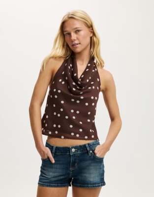 Cotton On Micro low denim short in blue blue