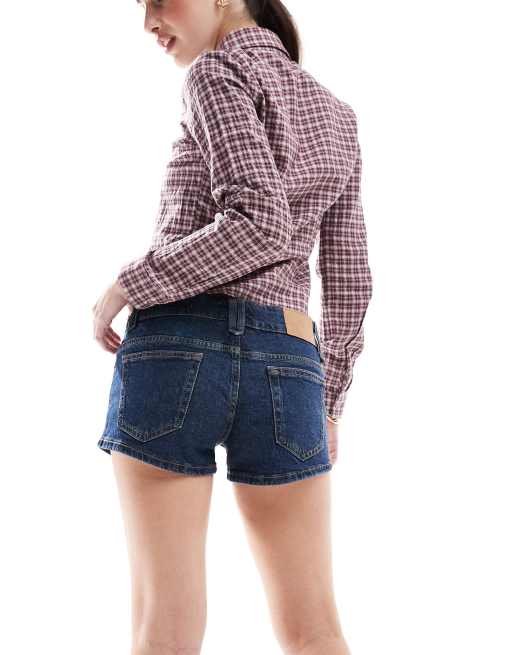 Cotton On Micro low denim short in dark blue , 3 of 5