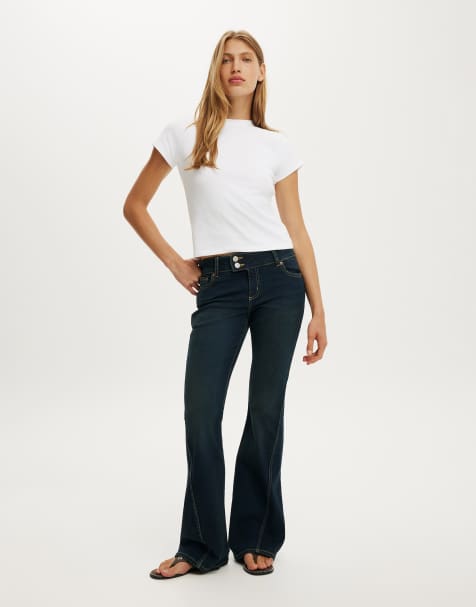 Cotton On Mid rise bootcut jean in blue - view 1