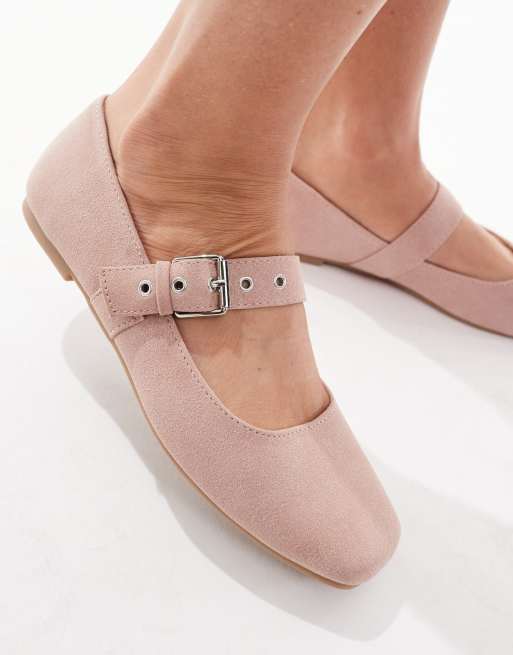 Cotton On Miley ballet flats in dusty pink, 2 of 4
