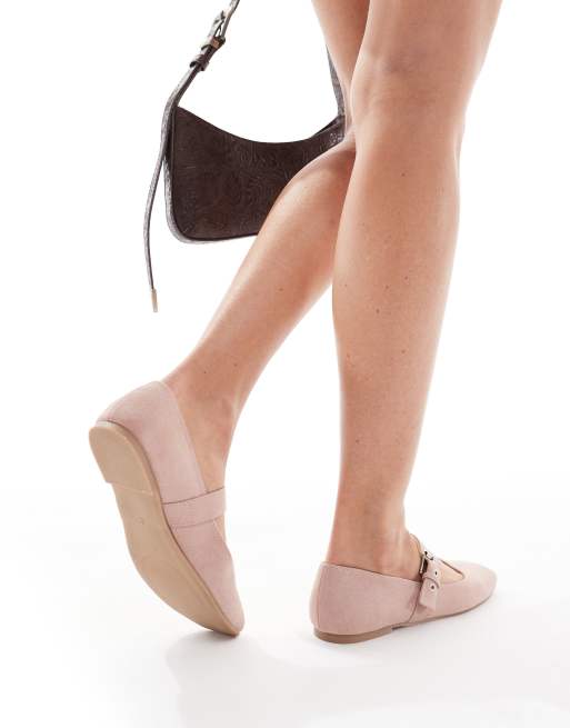 Cotton On Miley ballet flats in dusty pink, 4 of 4