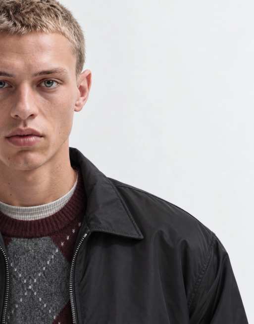 Cotton On military bomber jacket in black, 10 of 10