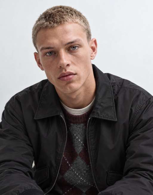 Cotton On military bomber jacket in black, 8 of 10