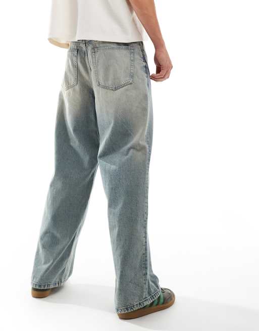 Cotton On – Millenniumblå, superbaggy jeans i skaterstil, 4 av 5