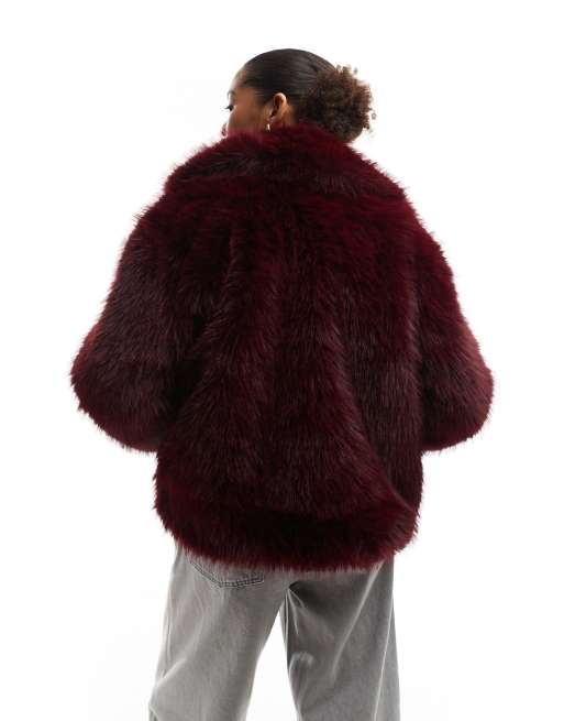 Cotton on faux fur jacket hotsell