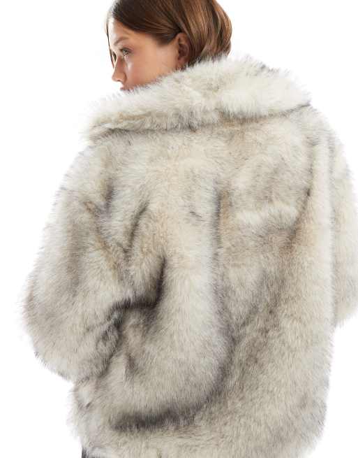 Cotton on fur jacket hotsell