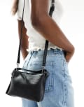 [Cotton:On] Cotton On mimi micro bucket bag in black pebble PU One Size BLACK