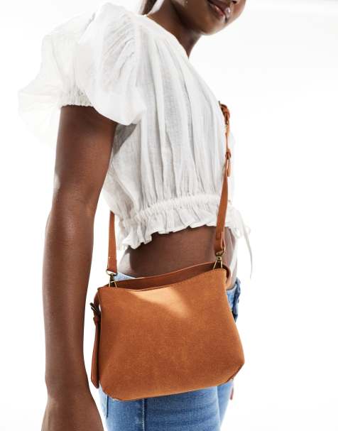 Cotton On mimi micro bucket bag in pecan - view 1