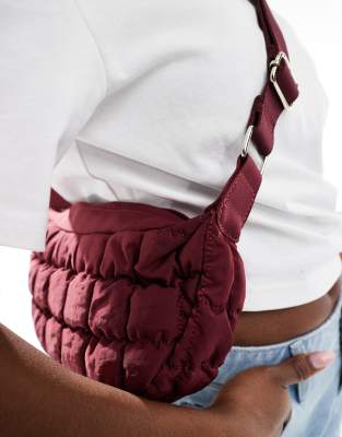 Cotton:on Cotton On Mini Bowie Quilted Bubble Crescent Bag