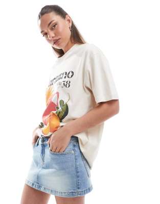 Cotton On - Mini-jupe ultra-courte en jean - Bleu Rush