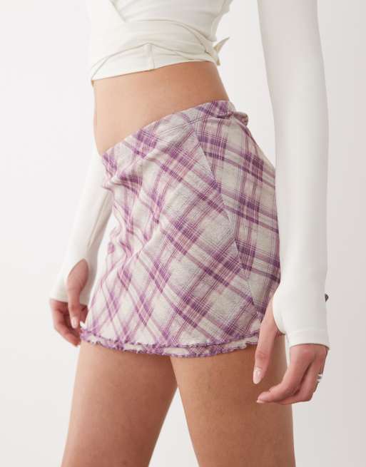 Cotton On – Minirock aus Satin und Spitze in Rosa, 4 von 5