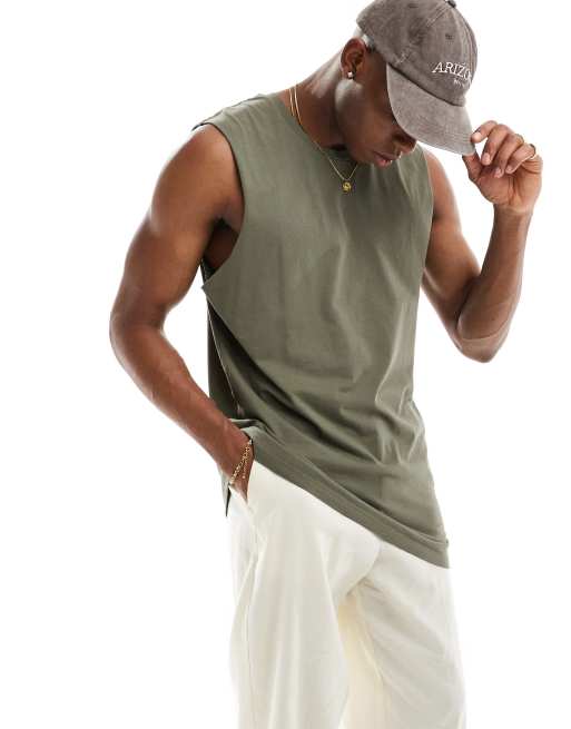 Cotton On Muscle fit T-shirt in green - MGREEN