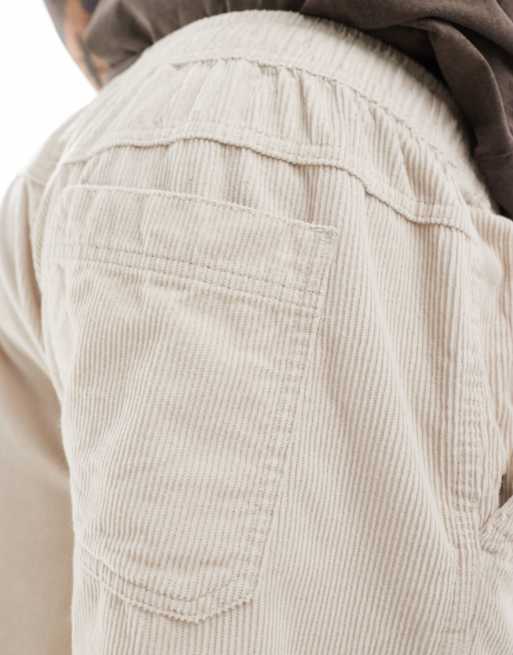 Cotton On – Naturvita shorts i bomullsmanchester, 2 av 5