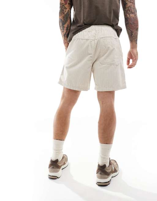 Cotton On – Naturvita shorts i bomullsmanchester, 4 av 5