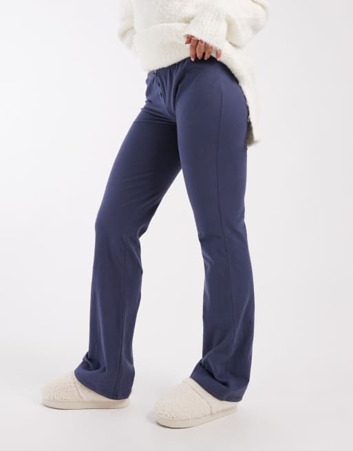 Cotton On – Niebieskie domowe spodnie z rozszerzanymi nogawkami, 2 z 5