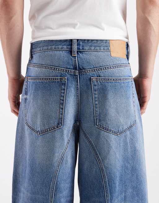 Cotton On – Niebieskie jeansy baggy z balonowymi nogawkami, 4 z 5