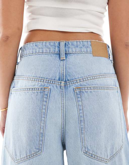 Cotton On – Niebieskie szerokie jeansy palazzo, 4 z 5