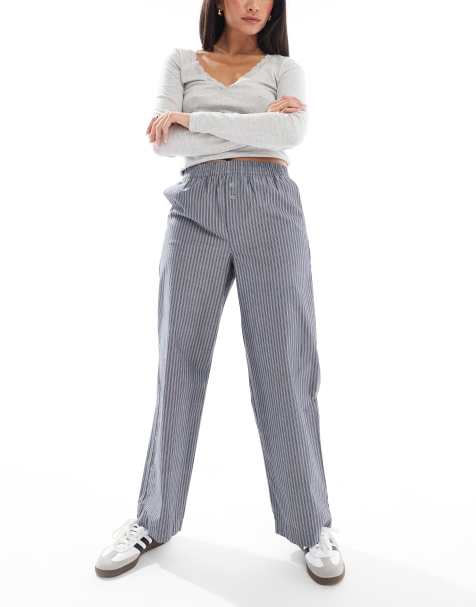 Cotton On noah pant in blue slate stripe - view 1