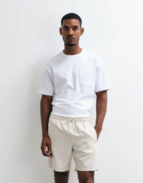 Cotton On nomad baggy shorts in ecru - view 1