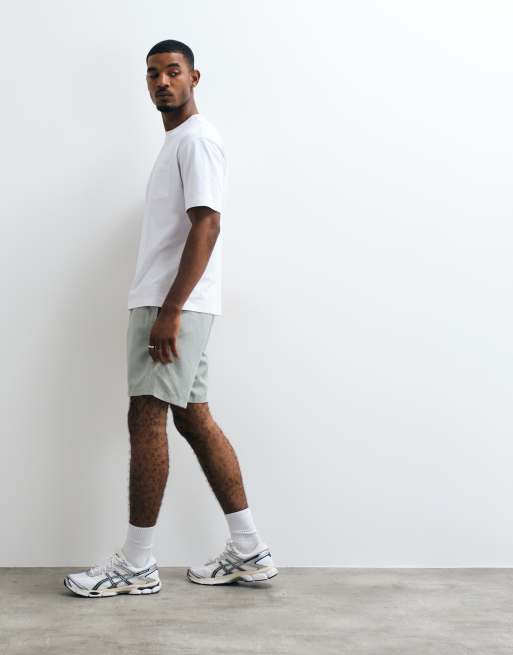Cotton On nomad baggy shorts in washed military, 3 of 5