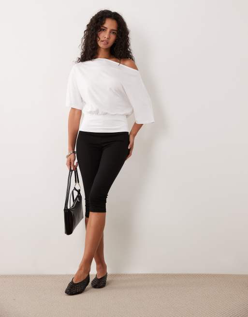 Cotton On nova off shoulder short sleeve in white, 2 of 4