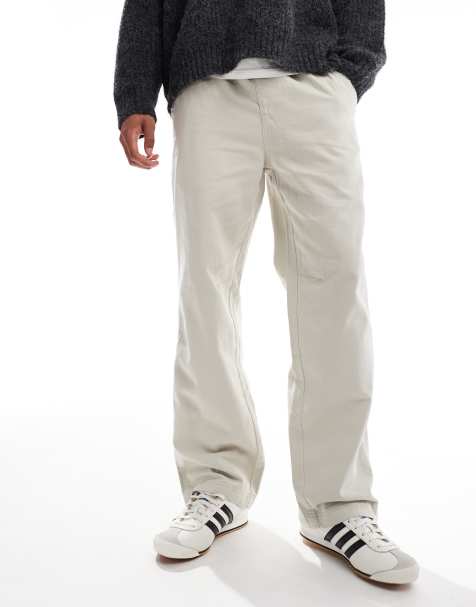 Cotton On baggy casual trouser in light stone