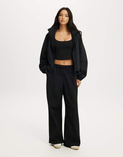 Cotton On Off side woven sweatpant in black - view 1