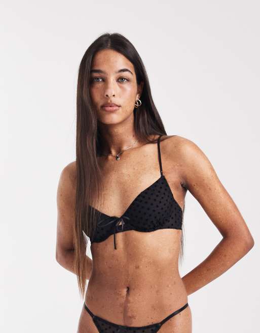 Cotton On – Olivia – Bügel-BH aus Netzstoff in Schwarz, 2 von 4