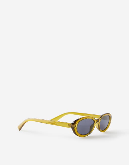 Cotton On Ophelia oval sunglasses in green