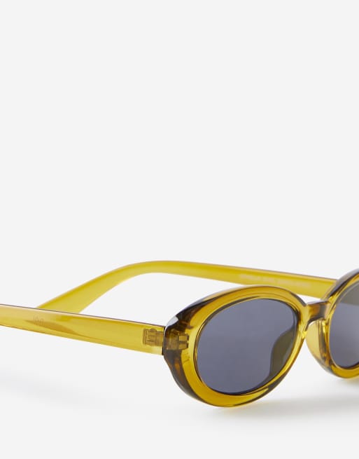 Cotton On Ophelia oval sunglasses in green ASOS